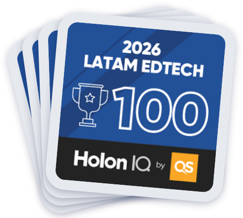 LATAM EdTech 100 de HolonIQ by QS, 4 años consecutivos: 2023, 2024, 2025 y 2026